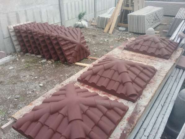 Крышки. парапеты на забор из бетона в Симферополе фото 20