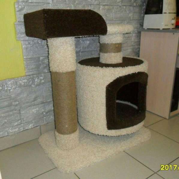 Домик для кошек из комбинированного ковролина в Волгограде фото 4