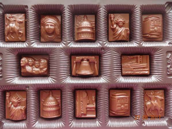 Коллекционный набор шоколада "История Америки" в Томске фото 8
