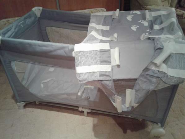 Кровать-трансформер (манеж)+матрац ортопедический в Березовский фото 3
