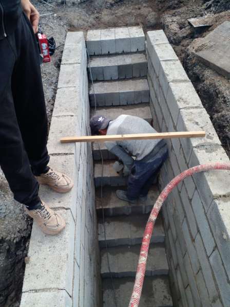 Строительство гаражей, фундамент монолитная плита, смотровая в Красноярске фото 5