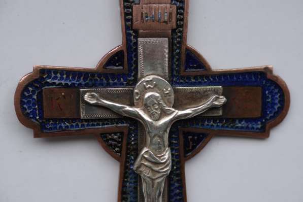 Старинный наградной наперсный крест с украшениями. 1880-е гг в Санкт-Петербурге фото 12