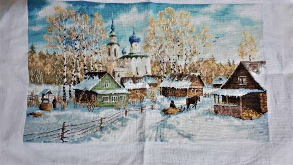 Картина вышивка крестиком ручная работа в Железногорске фото 8