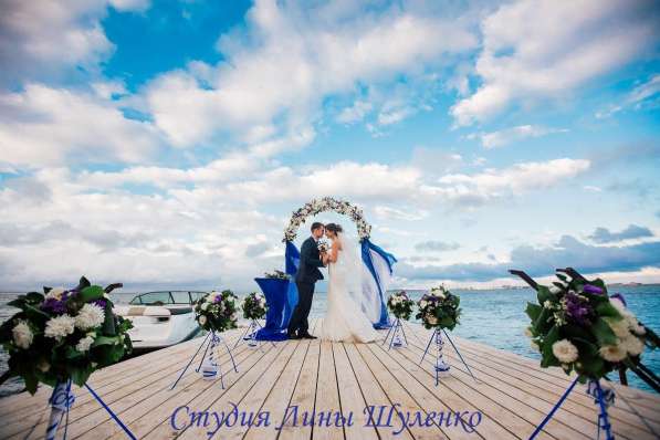 Выездная церемония в Крыму. Выездная свадьба, свадебная арка в Симферополе фото 7