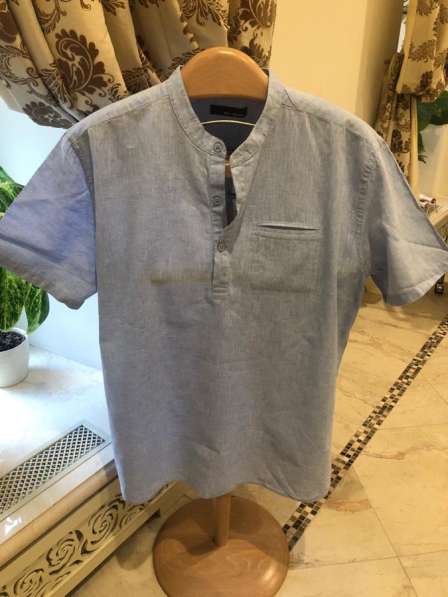 Рубашка MEY&EDLICH, 50 размер, лён+ хлопок