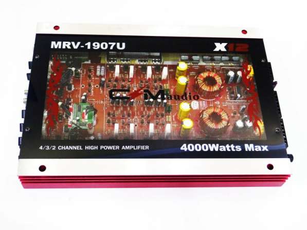 Автомобильный усилитель звука CMAudio MRV-1907U + USB 4000Вт
