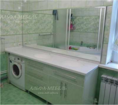 Мебель для ванной на заказ Альфа-Мебель в Самаре фото 4