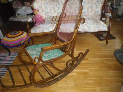 Старинное кресло качалка Россия в Москве фото 6