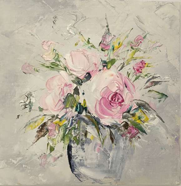 Картина маслом Букет Нежность