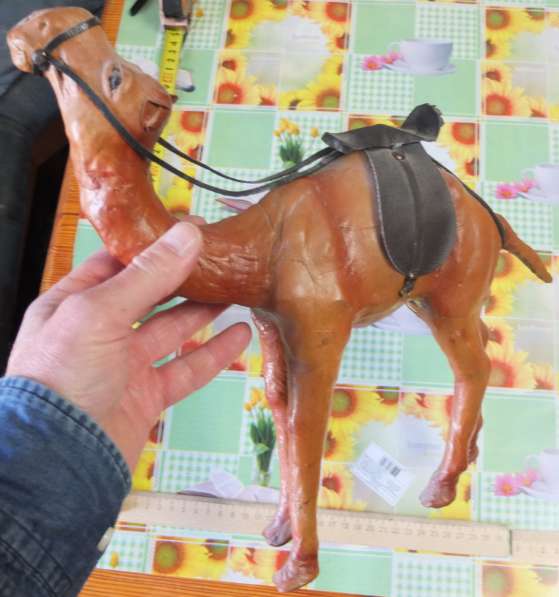 Кожаная статуэтка Верблюд, натуральная кожа в Ставрополе фото 5