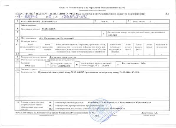 Усадьба от собственника 456 соток в Москве
