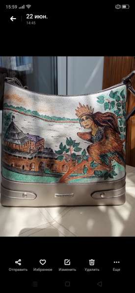 Эксклюзивные сумки с ручной росписью в Дзержинске фото 3