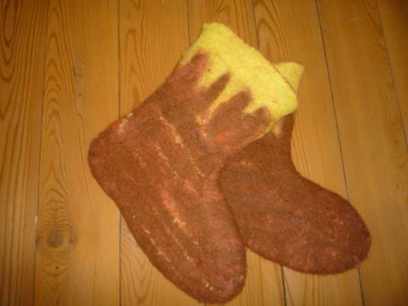 Носки валяные из шерсти австралийского мериноса от мастера в Новосибирске