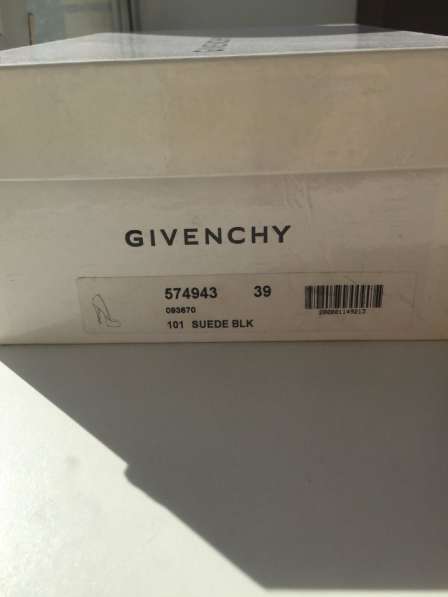 Туфли новые Givenshy Италия размер 39 замша на платформе чер в Москве фото 6