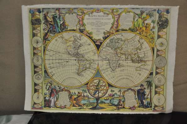 Старинные гравюры и географические карты 12 - 18 веков