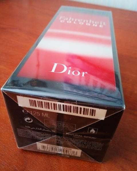 Dior Fahrenheit Cologne 2015 г. (первый выпуск) в Москве фото 5