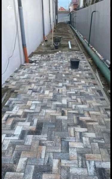 Укладка тротуарной плитки в Краснодаре фото 6