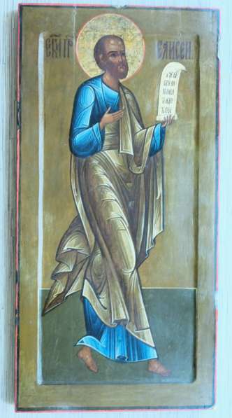 Старинный храмовый образ св. пророка Божия Елисея. Ковчег в Санкт-Петербурге