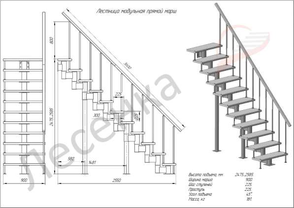Готовые лестницы в Казани фото 5