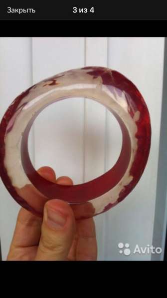 Браслет новый Miss Sixty красный прозрачный круглый пластик