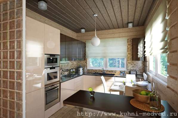 Кухни из крашеного МДФ в Раменском в Раменское фото 5