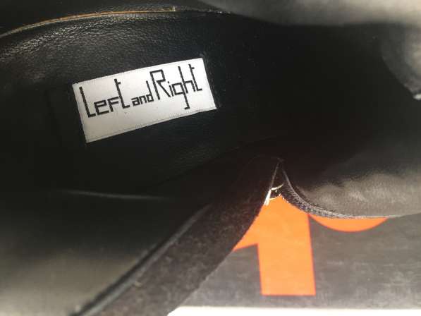 Ботинки бу Left&Rite Италия 39 черные кожа платофрма каблук в Москве фото 6