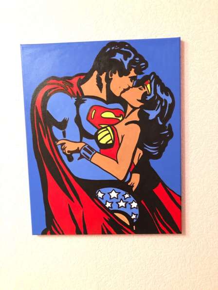 Картина супермен и чудоженщина в Саранске фото 4