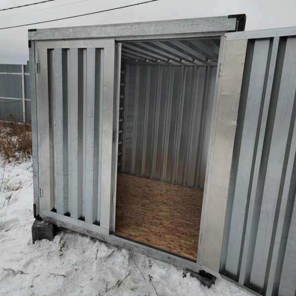 Металлический Сборно-разборный хозблок Танк в Екатеринбурге фото 3