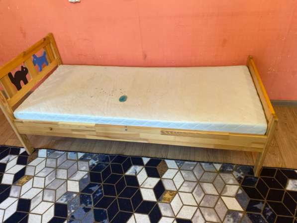 Кровать детская с матрасом в Кондопоге