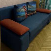 Диван синий дёшево, в Москве
