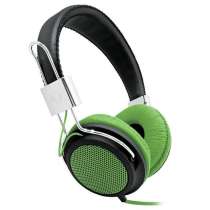 Наушники проводные BBK CLASSIC EP-3500S черный зеленый, в г.Тирасполь