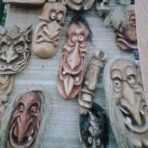 Сувениты! Деревянные маски, в г.Вильнюс