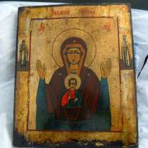 Икона. богородица знамение. 19 ВЕК, в Нижнем Тагиле