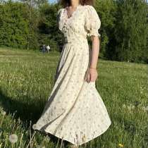 Винтажное цветочное платье, в Москве