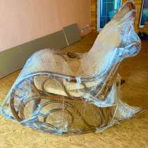КРЕСЛО КАЧАЛКА ИЗ НАТУРАЛЬНОГО РОТАНГА, в Тамбове