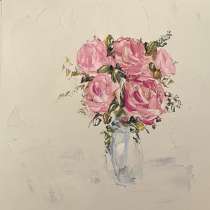 Картина маслом РОЗЫ, в Москве