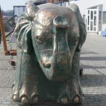Большие фигуры для сада скульптура слона ручной работы, в г.Винница
