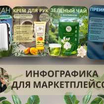 Инфографика для маркетплейсов, в Москве