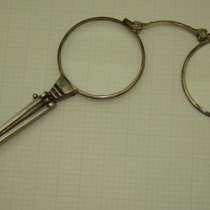 Лорнет складной серебряный старинный (Q920), в Москве