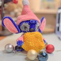 Вязаная плюшевая игрушка Стич, в Москве