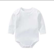 Боди с рукавами белый базовый на 6-9 месяцев, в Москве