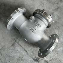 Клапан обратный поворотный фланцевый нержавеющий 316Ti Ру16, в г.Вэньчжоу