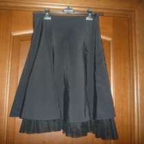Нарядная чёр юбка с присборенной сеточко, в Москве