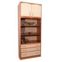 Шкаф ШВ-1 "Атлантида" вишня ЕвроМебель, в Новокузнецке