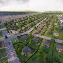 3D визуализация экстерьера, дома, благоустройства, в Перми