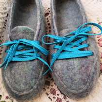 Home wool slippers 37size handmade, в Пскове