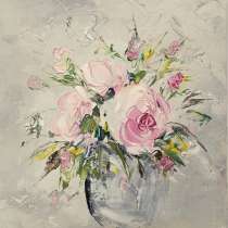 Картина маслом Букет Нежность, в Москве