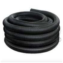 Труба ПНД лёгкая черная D=50 Труба гофрированная, с протяжк, в Москве