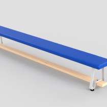 Скамья гимнастическая мягкая, ножки металлические 1,5м, в г.Алматы