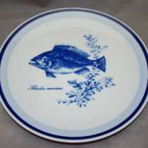 KAHLA тарелка винтажная Морской окунь (W836), в Москве